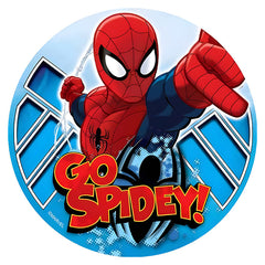 Spiderman Edible Icing Cake Image