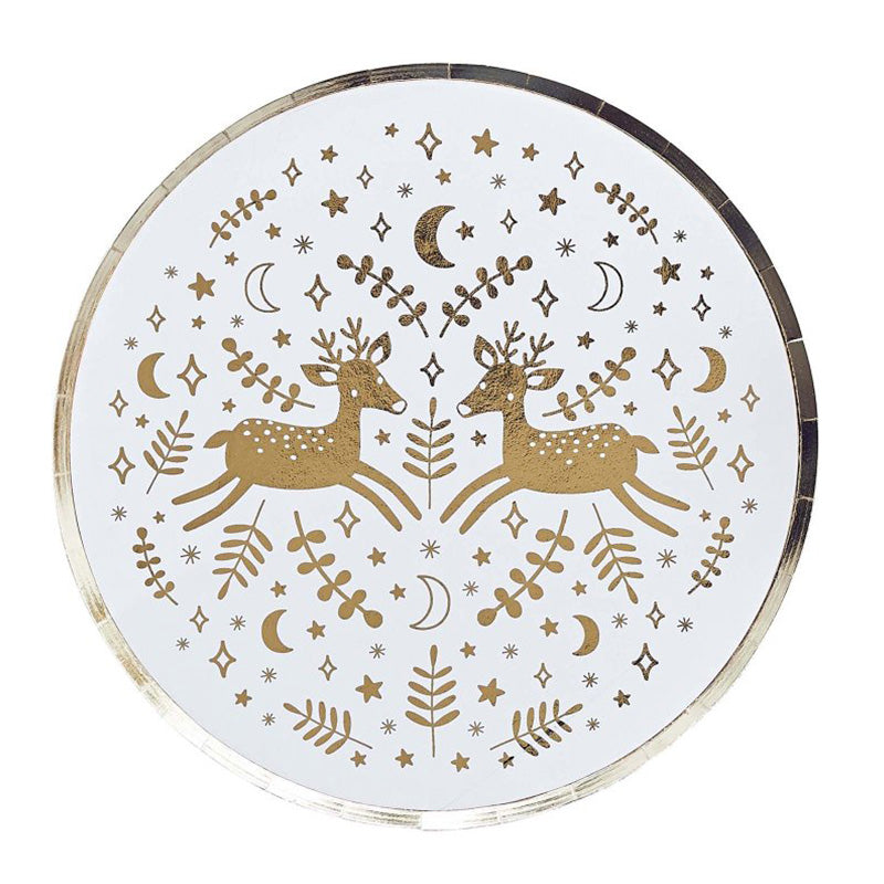 Reindeer Plates 8pk