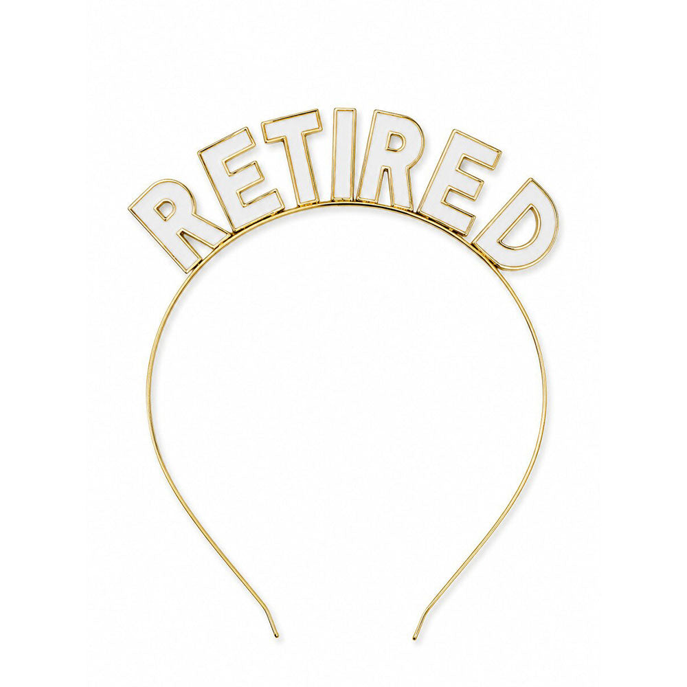 Gold Retired Headband