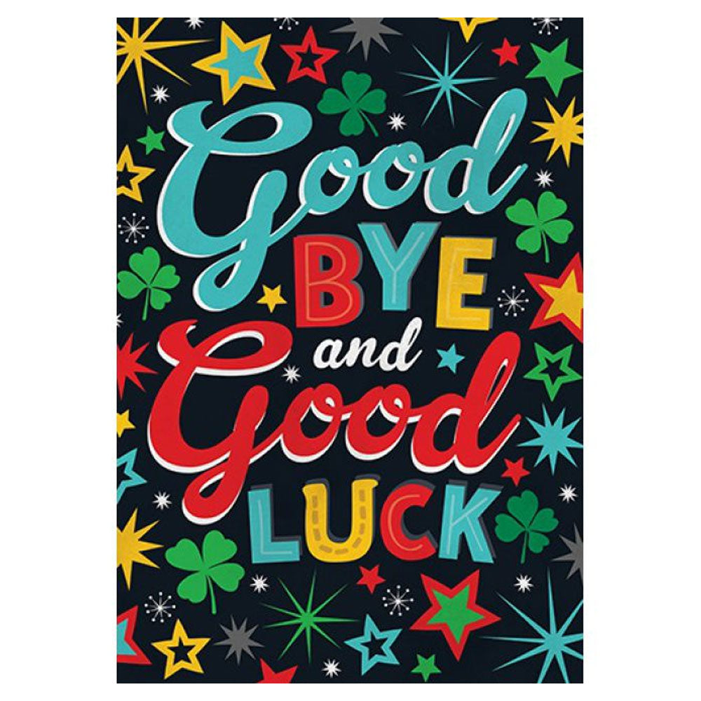 Jumbo Goodbye & Good Luck Card