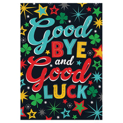 Jumbo Goodbye & Good Luck Card