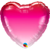 Pink Gradient Heart Balloon
