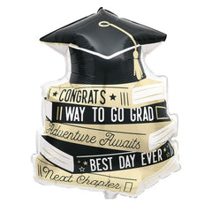 Graduation Book Stack Foil Balloon