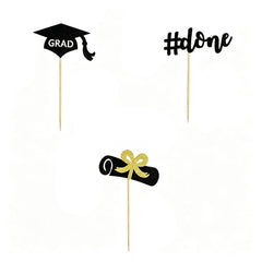 Graduation Cupcake Toppers 12pk