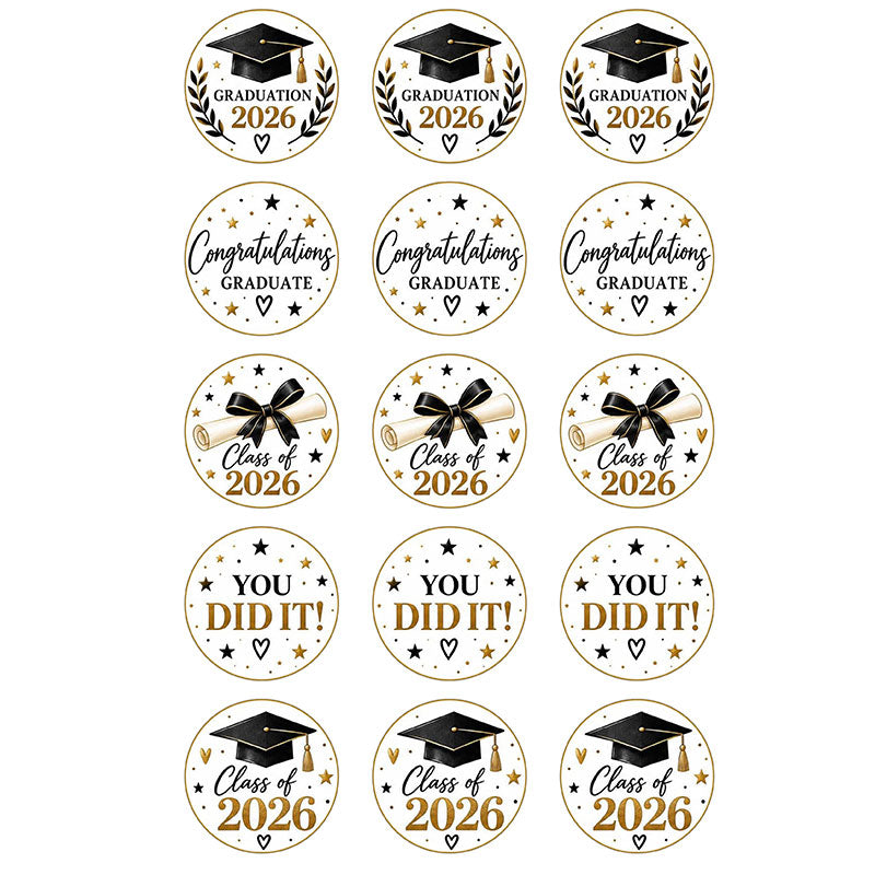 Graduation Edible Icing Cupcake Images