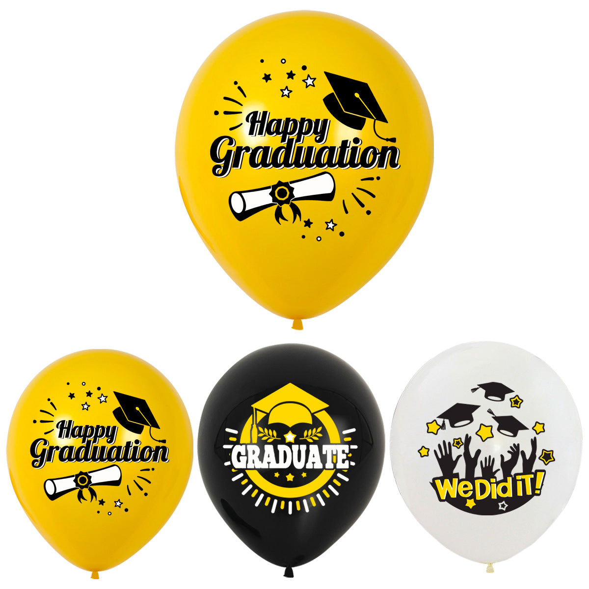 Graduation Balloons 12pk