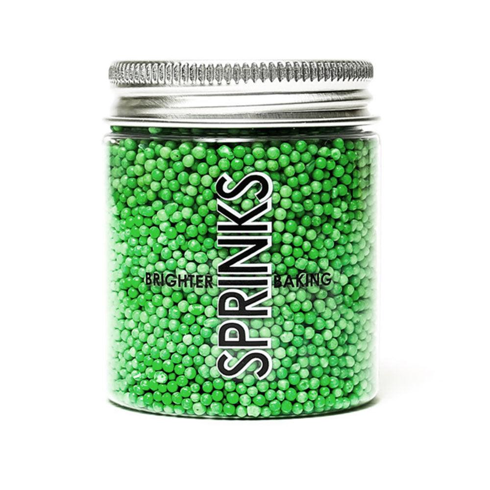 Green Nonpareils Sprinkles
