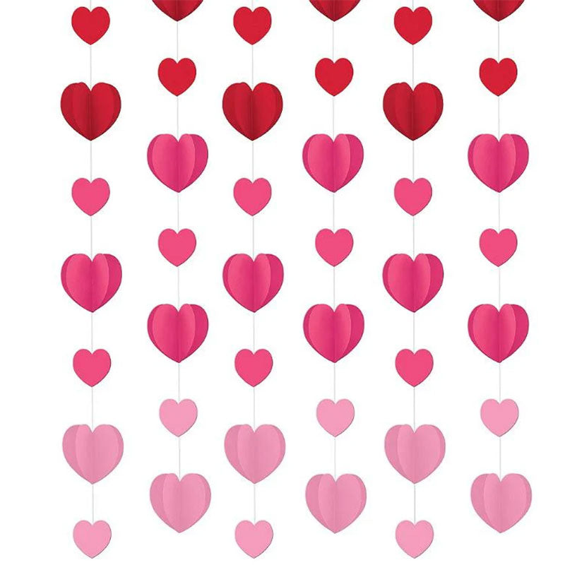 Hearts Hanging String Decorations