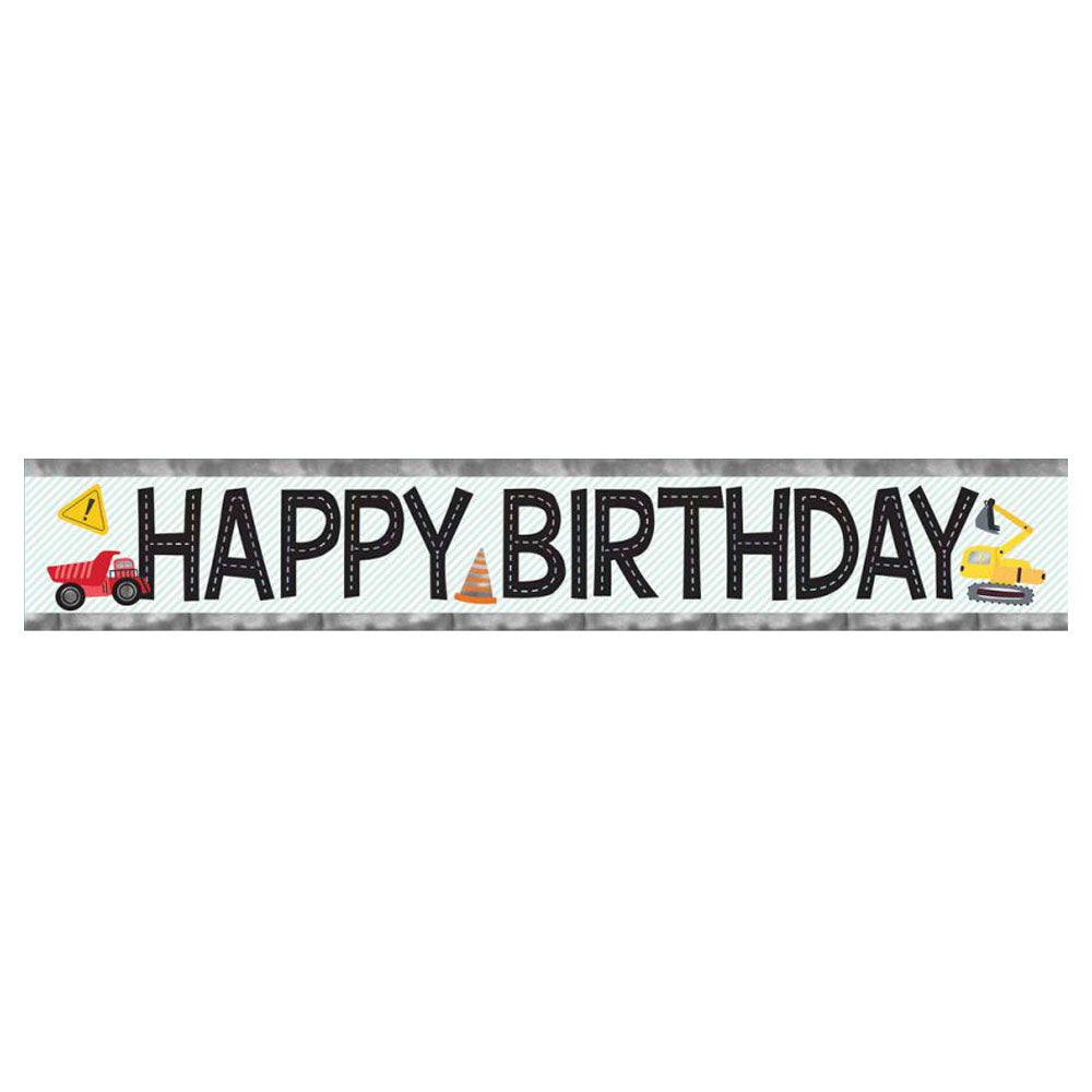 Construction Party Banner