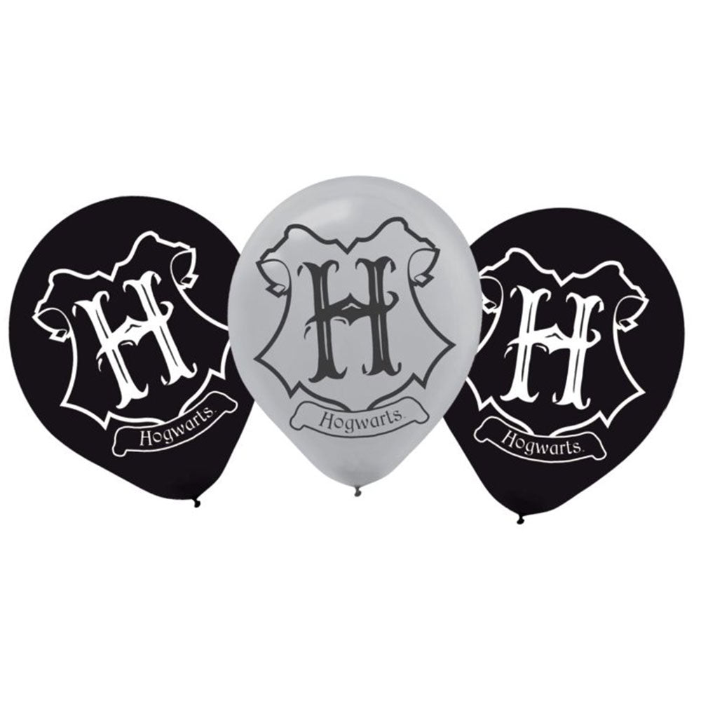 Harry Potter Hogwarts Crest Balloons 6pk