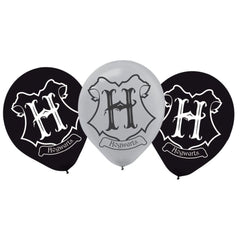 Harry Potter Hogwarts Crest Balloons 6pk