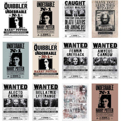 Harry Potter Wanted Poster Cutouts 12pk
