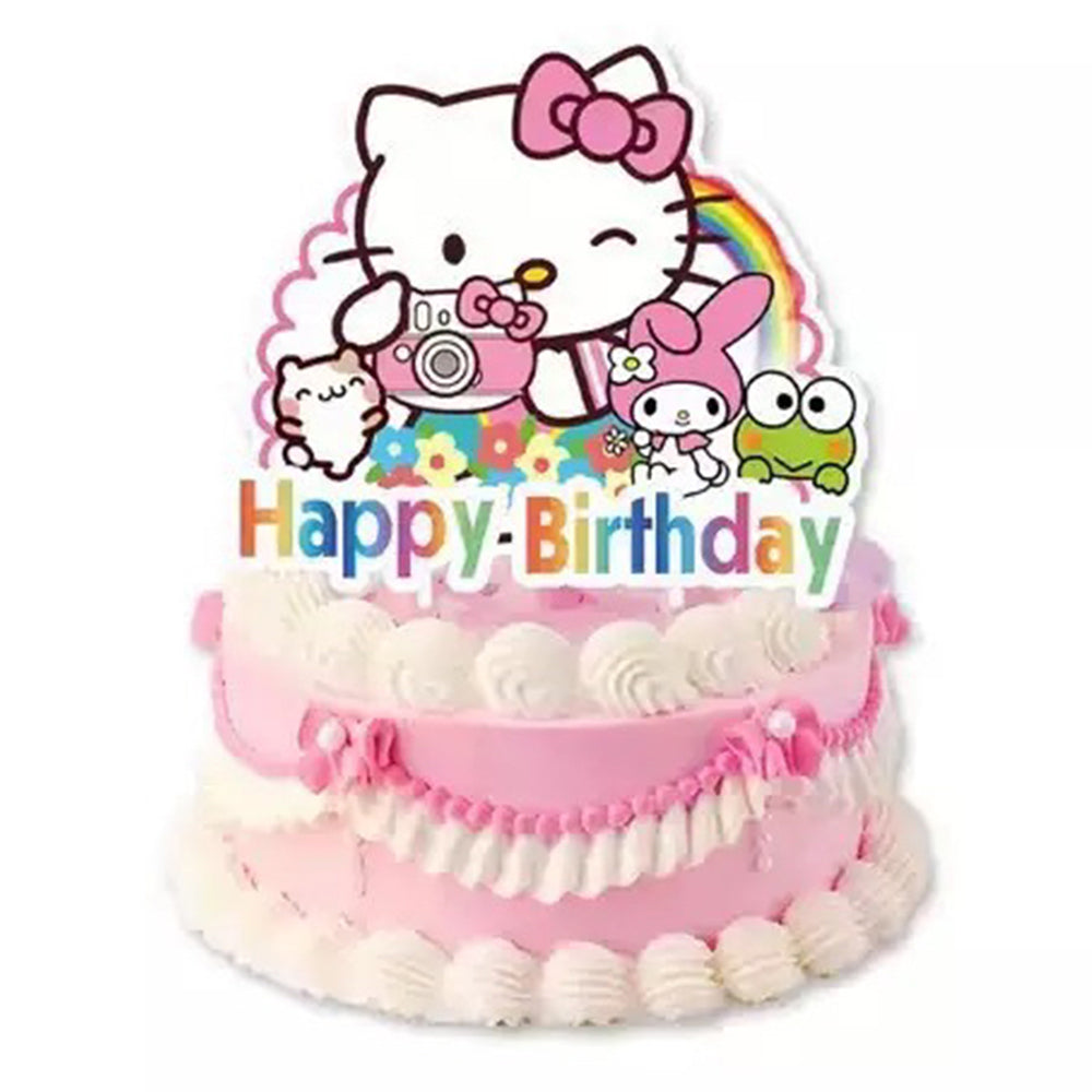 Hello Kitty Camera Cake Topper