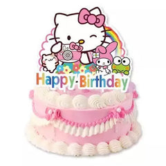 Hello Kitty Camera Cake Topper