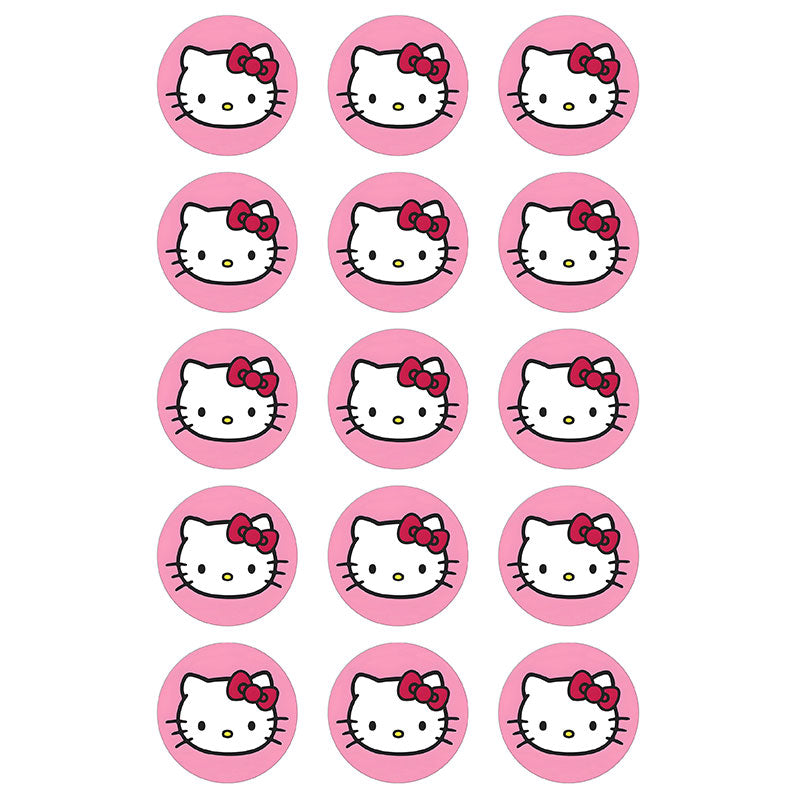 Hello Kitty Edible Icing Cupcake Images