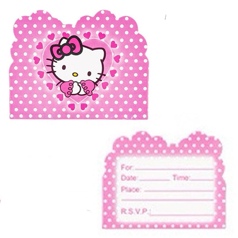 Hello Kitty Invitations 10pk