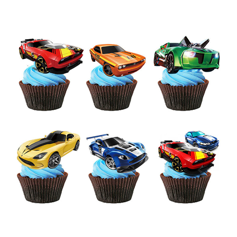 Hot Wheels Cupcake Toppers 24pk