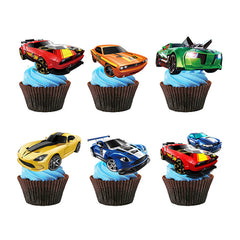 Hot Wheels Cupcake Toppers 24pk