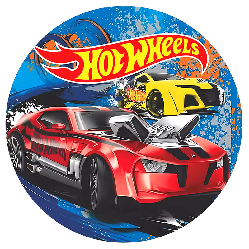 Hot Wheels Edible Icing Cake Image