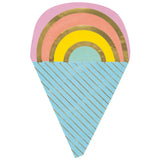 Ice Cream Shaped Napkins - Foil Stamped