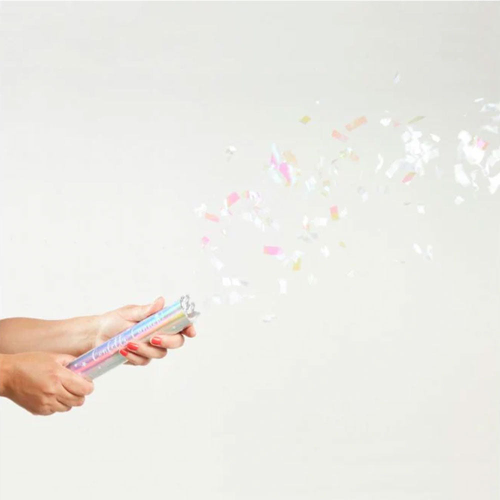 Iridescent Confetti Cannon