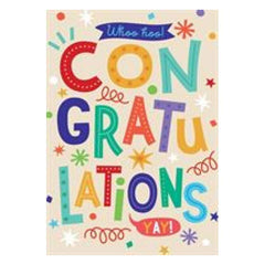 Jumbo Congratulations Card