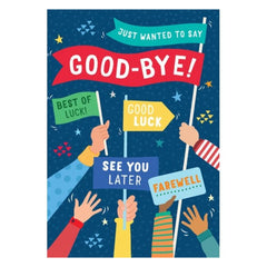 Jumbo Goodbye Farewell Card