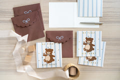 Teddy Bear 1st Birthday Card