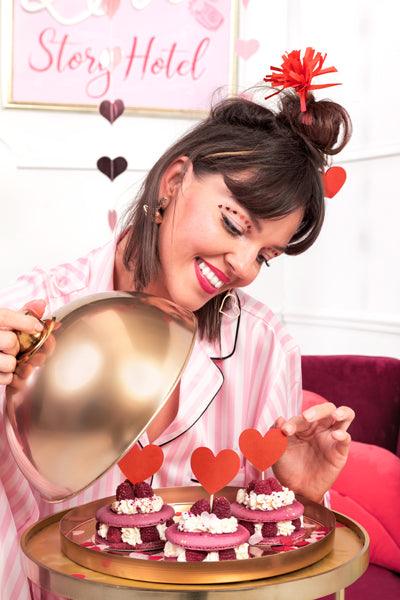 Heart Cupcake Toppers 6pk