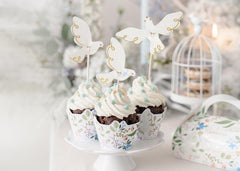 Dove Cupcake Toppers 6pk