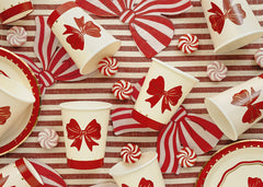 Red Bow Cups 6pk