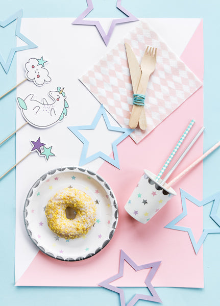 Unicorn Star Cups 6pk