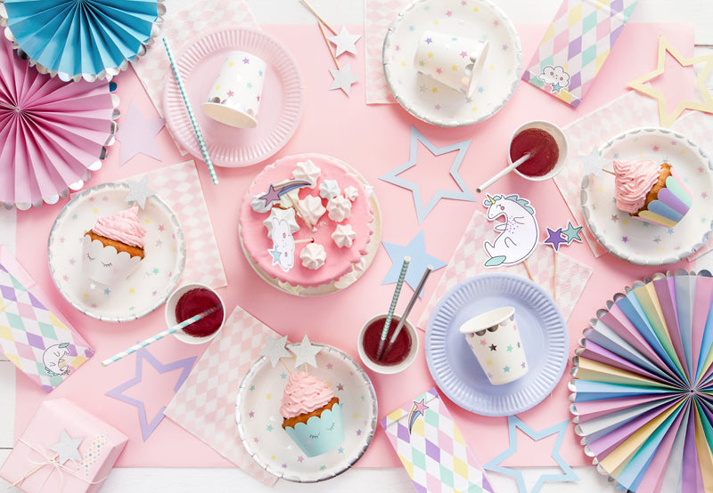 Unicorn Star Cups 6pk