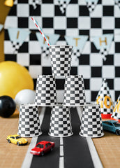 Checkered Flag Cups 6pk