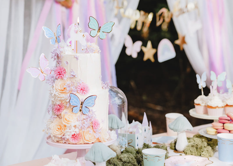 Butterflies Cake Toppers 9pk