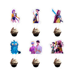 KPop Demon Hunters Cupcake Toppers 12pk