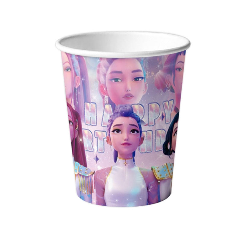 KPop Demon Hunters Pink Cups 10pk