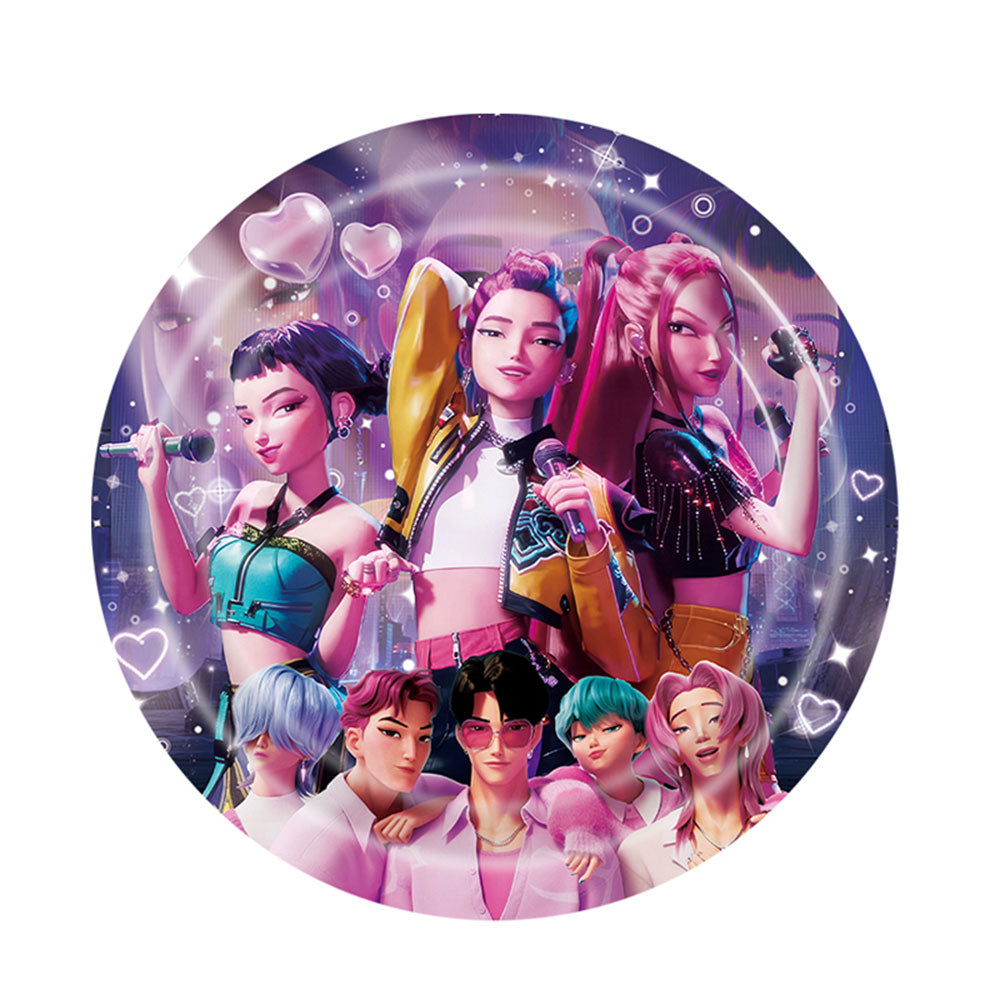 KPop Demon Hunters Large Plates | The Party Room