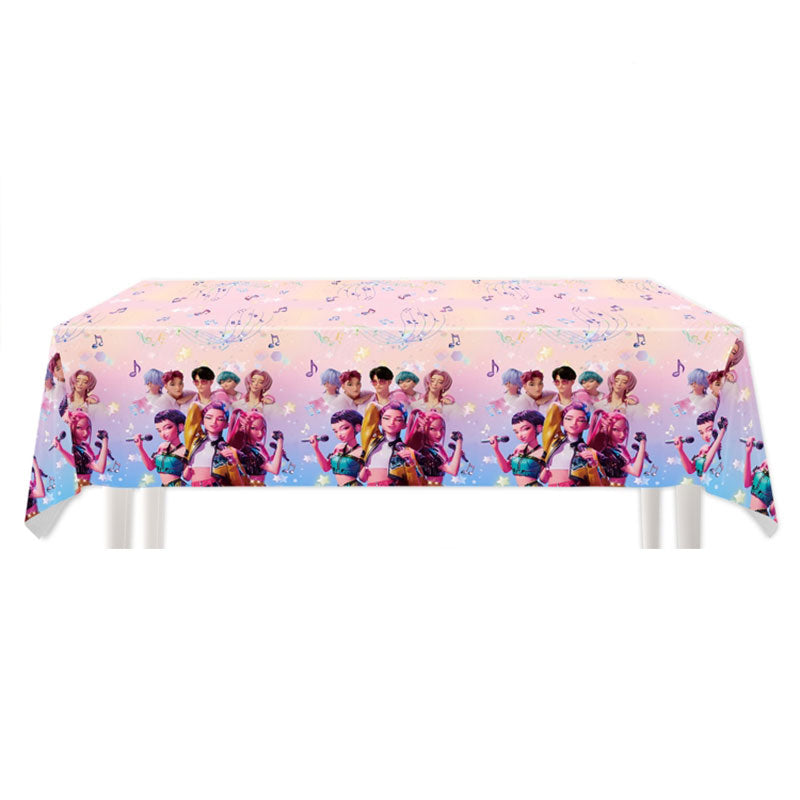 KPop Demon Hunters Pink Tablecover