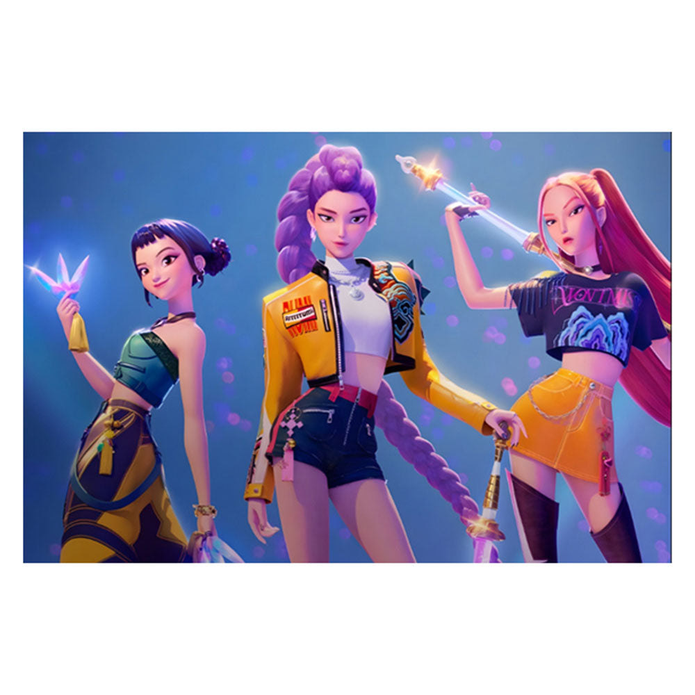 KPop Demon Hunters Poster Backdrop