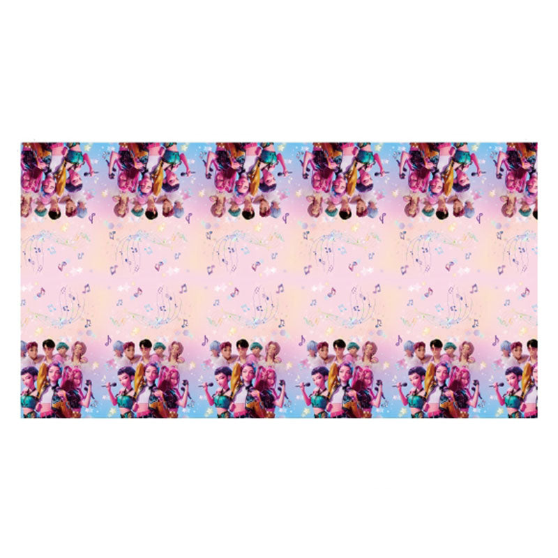KPop Demon Hunters Pink Tablecover