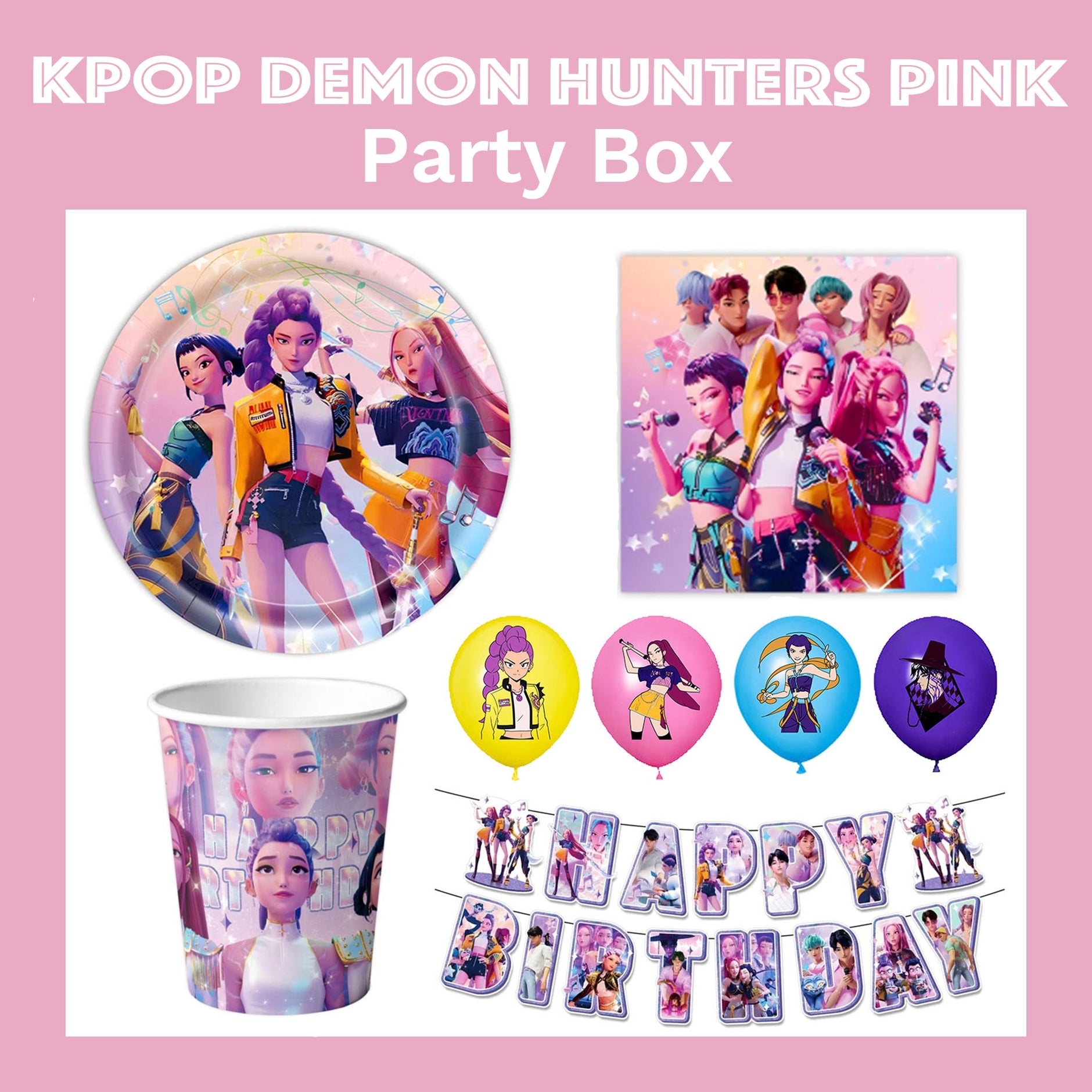 KPop Demon Hunters Party Supplies NZ The Party Room Page