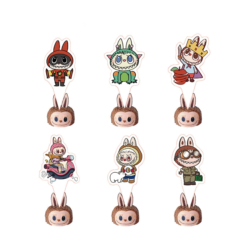 Labubu Cupcake Toppers 12pk