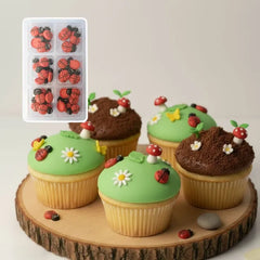Ladybugs Sugar Decorations 36pk