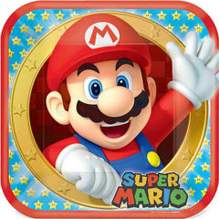 Super Mario Brothers Large Plates 8pk