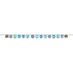 Block Bash Ribbon Banner