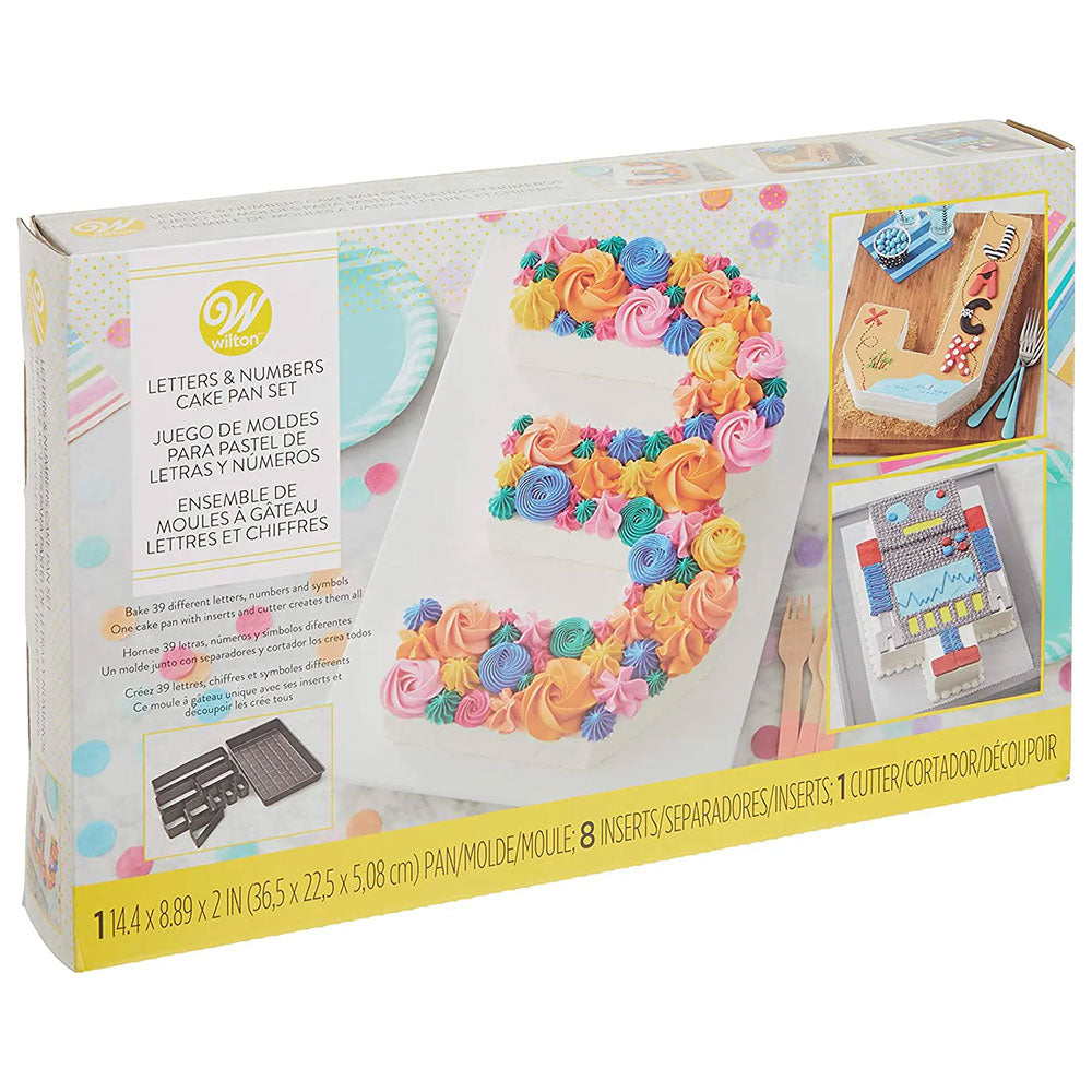 Wilton Numbers & Letters Cake Pan Set