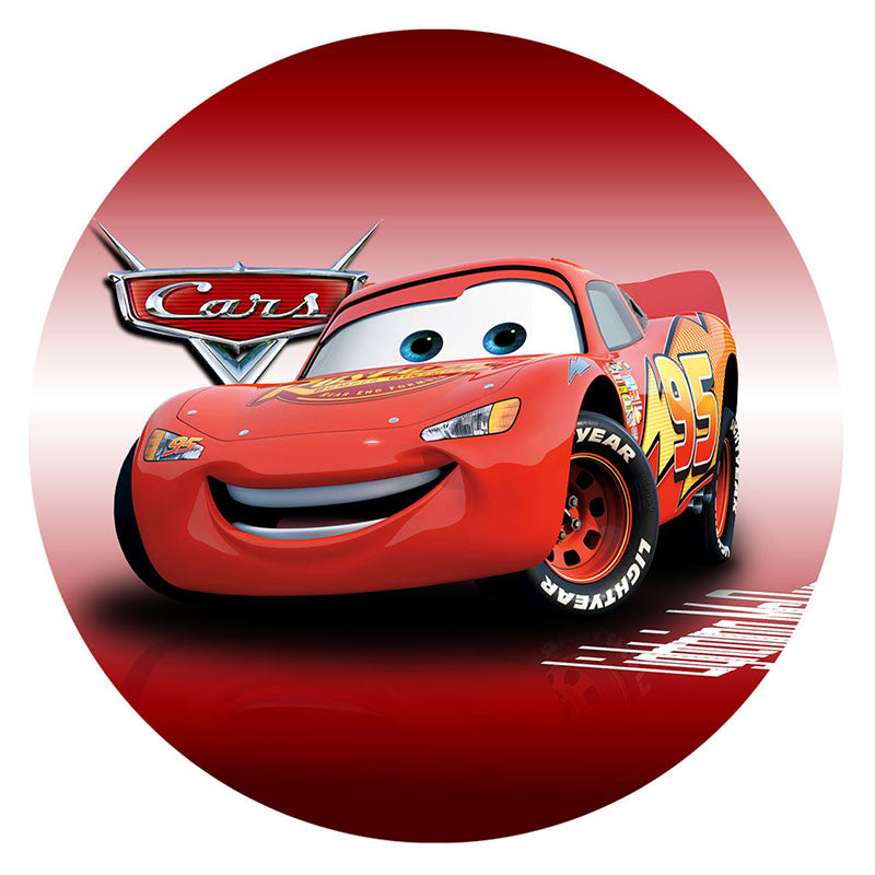 Lightning McQueen Edible Icing Cake Image