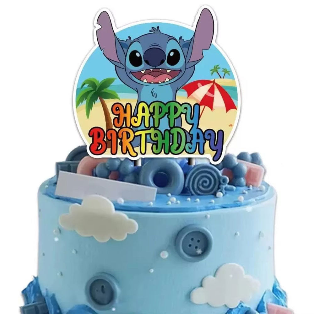 Lilo & Stitch Happy Birthday Cake Topper