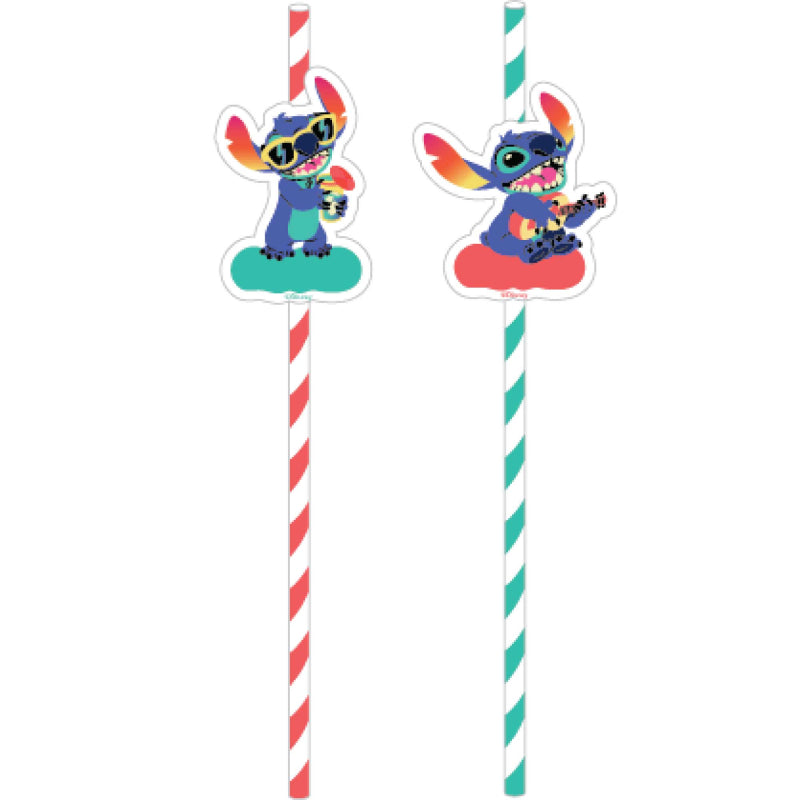 Lilo & Stitch Paper Straws 8pk